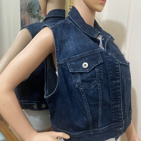 Torrid Blue Denim Vest - Picture 3 of 11